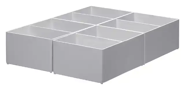 INZETBAK DJOIS HOOG 70X122X168MM 2-VAKS