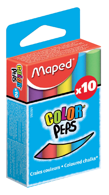 SCHOOLBORDKRIJT MAPED COLOR'PEPS SET