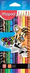 KLEURPOTLOOD MAPED COLORPEPS ANIMALS 12