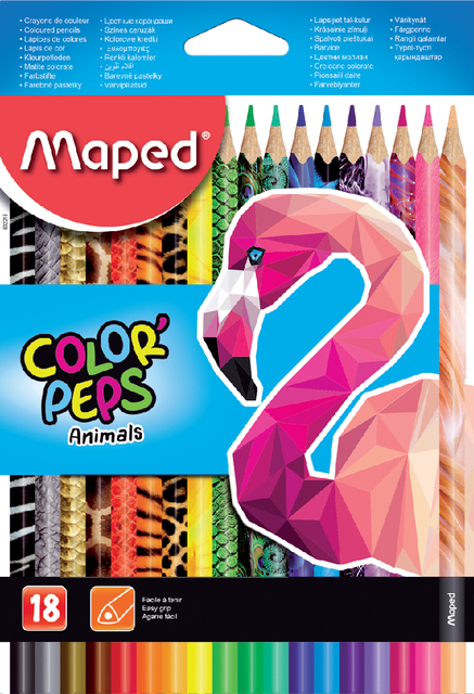 KLEURPOTLOOD MAPED COLOR'PEPS ANIMALS