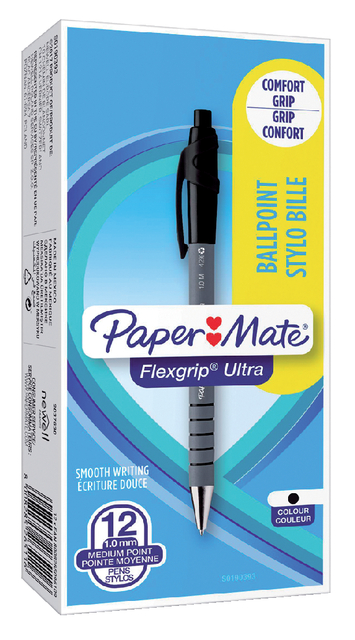 BALPEN PAPERMATE FLEXGRIP ULTRA M ZWART