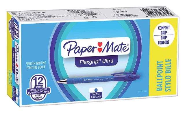 BALPEN PAPERMATE FLEXGRIP ULTRA M BLAUW