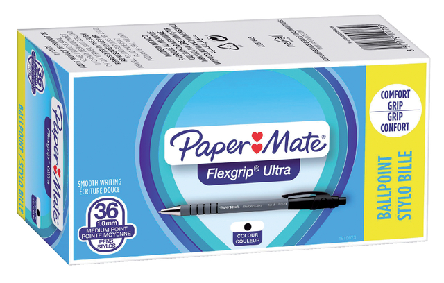BALPEN PAPERMATE FLEXGRIP ULTRA M ZWART