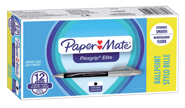 BALPEN PAPERMATE FLEXGRIP ELITE B ZWART