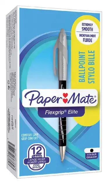 BALPEN PAPERMATE FLEXGRIP ELITE B ZWART
