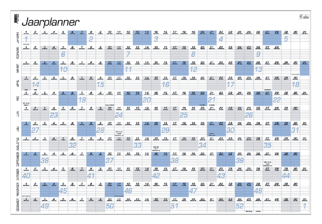 JAARPLANKALENDER 2025 QUANTORE A1