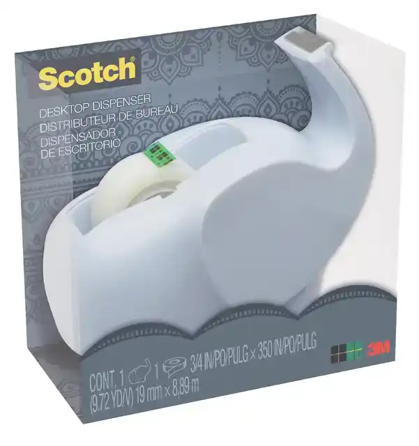 PLAKBANDHOUDER SCOTCH C43 OLIFANT WIT +