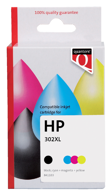 INKTCARTRIDGE QUANTORE HP 302XL X4D37CN