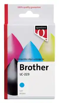 INKCARTRIDGE QUA BRO LC-223 BLAUW