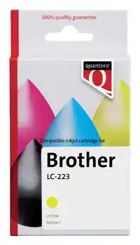 INKCARTRIDGE QUA BRO LC-223 GEEL