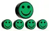 MAGNEET SMILEY 35MM GROEN 5 STUKS