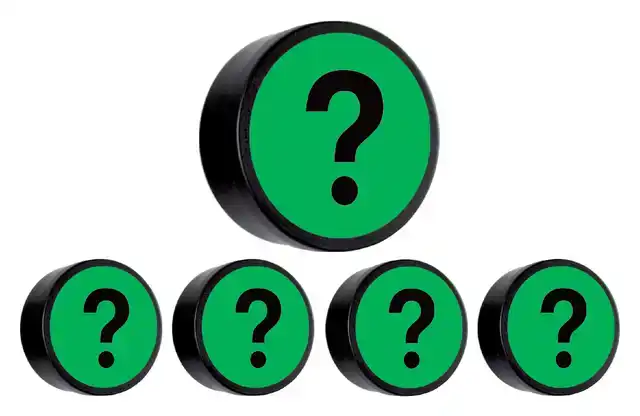 MAGNEET VRAAGTEKEN 35MM GROEN 5 STUKS