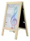 KRIJTBORD SECURIT MINI TAFELSTOEPBORD TABLE CHALCKBOARD