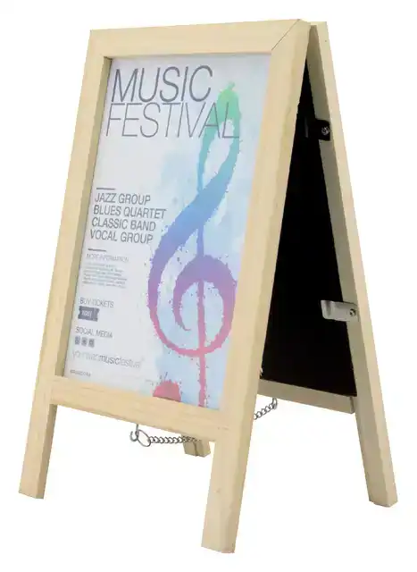 KRIJTBORD SECURIT MINI TAFELSTOEPBORD TABLE CHALCKBOARD