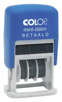 WOORD-DATUMSTEMPEL COLOP S160B BETAALD