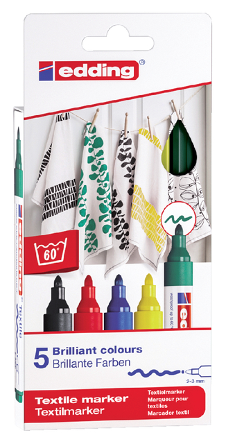 TEXTIELMARKER EDDING 4500 ROND 2-3MM