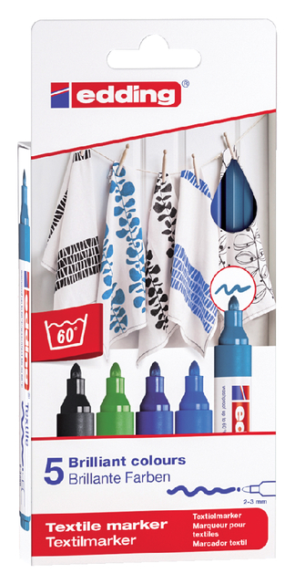 TEXTIELMARKER EDDING 4500 ROND 2-3MM