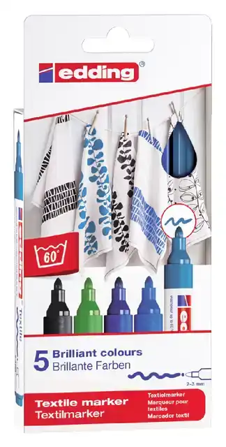 TEXTIELMARKER EDDING 4500 ROND 2-3MM