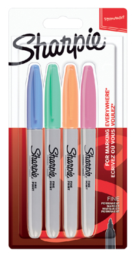 VILTSTIFT SHARPIE F PASTEL ASSORTI