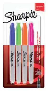 VILTSTIFT SHARPIE F FUN 4ST ASSORTI