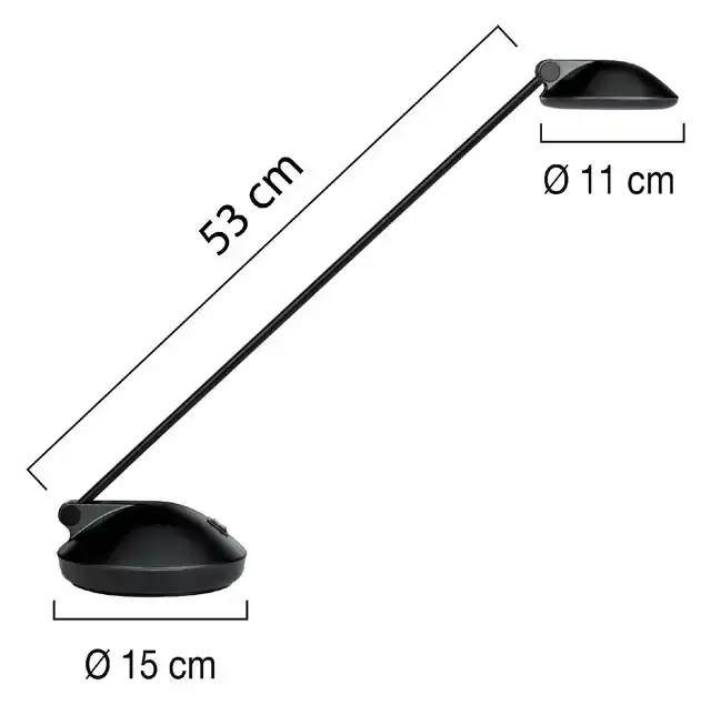 BUREAULAMP UNILUX JOKER LED ZWART