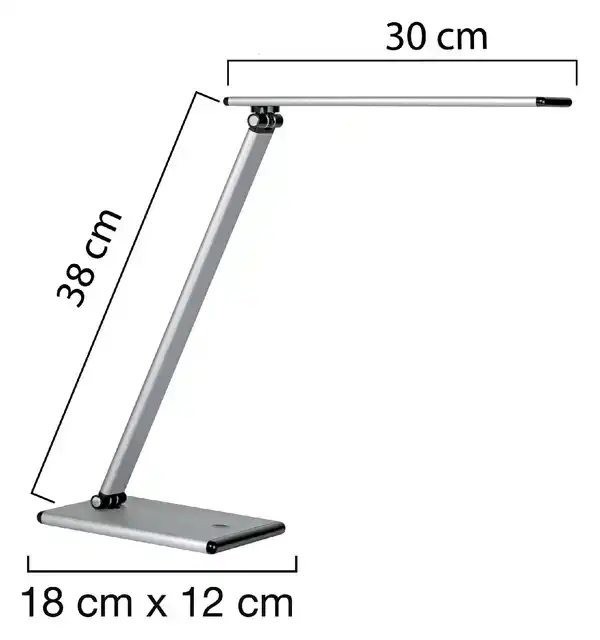 BUREAULAMP UNILUX TERRA LED GRIJS