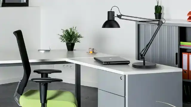 BUREAULAMP UNILUX SUCCESS 80 LED ZWART