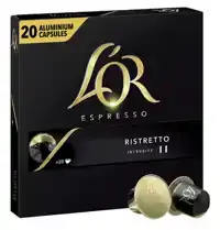 KOFFIECUPS L'OR ESPRESSO RISTRETTO 20ST