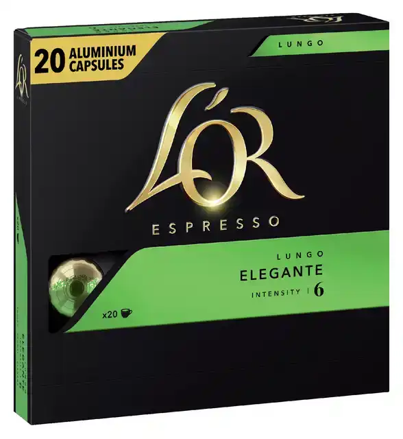 KOFFIECUPS L'OR ESPRESSO LUNGO ELEGANTE