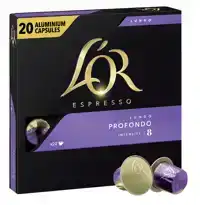 KOFFIECUPS L'OR ESPRESSO LUNGO PROFONDO