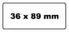 LABEL ETIKET QUANTORE 99012 36X89MM