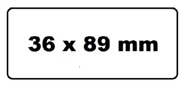LABEL ETIKET QUANTORE 99012 36X89MM