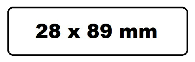 LABEL ETIKET QUANTORE 99010 28X89MM