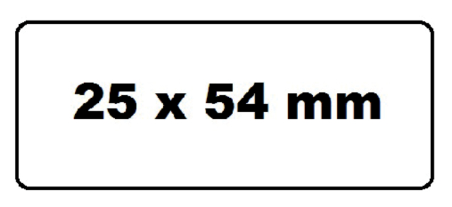 LABEL ETIKET QUANTORE 11352 54MMX25MM