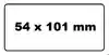LABEL ETIKET QUANTORE 99014 54MMX101MM