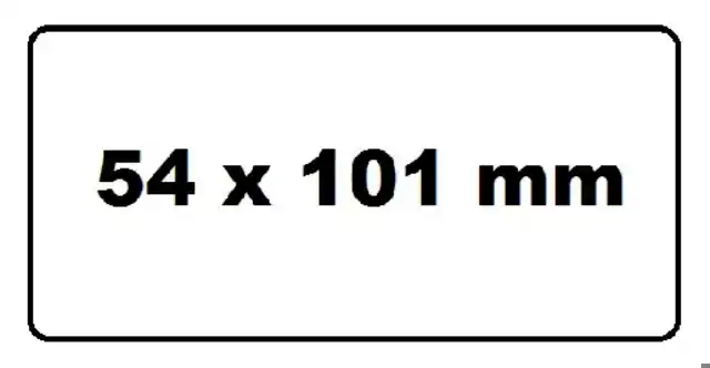 LABEL ETIKET QUANTORE 99014 54MMX101MM