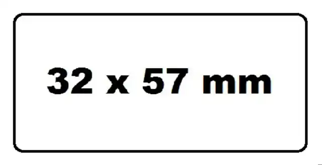 LABEL ETIKET QUANTORE 11354 57MMX32MM