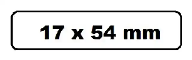 LABELETIKET QUANTORE DK-11204 17MMX54MM