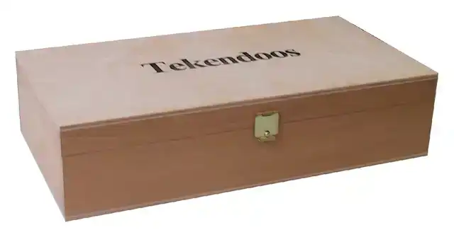 TEKENDOOS 25X12.5X6.5CM 3 VAKKEN