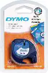LABELTAPE DYMO LETRATAG PLASTIC 12MM