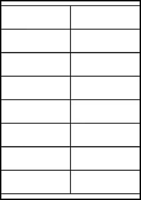 ETIKET AZ 3423 105X35MM WIT 1600STUKS