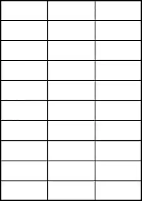 ETIKET AZ 3489 70X29.7MM WIT 3000STUKS