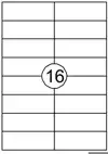 ETIKET AVERY DP167-100 105X37MM WIT