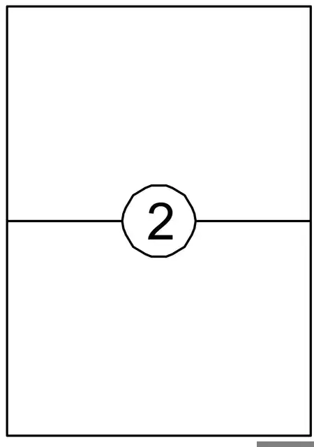 ETIKET QUANTORE 210X148MM 200ST