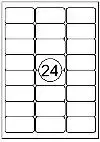 ETIKET QUANTORE 63.5X33.9MM 360ST
