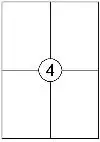 ETIKET QUANTORE 105X148MM 60ST