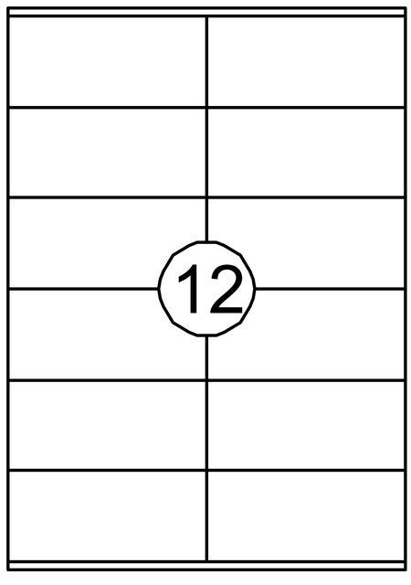 ETIKET QUANTORE 105X48MM 1200ST