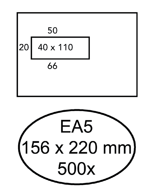 ENVELOP QUANTORE VENSTER EA5 VL40 ZK