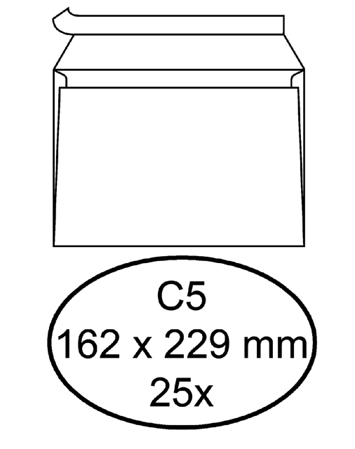 ENVELOP QUANTORE BANK C5 162X229 80GR