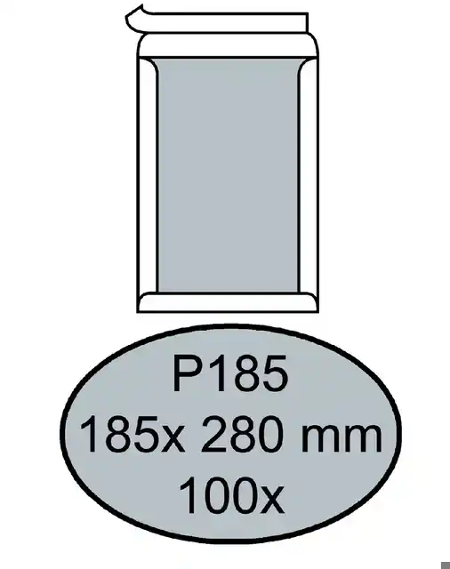 ENVELOP QUANTORE BORDRUG P185 185X280